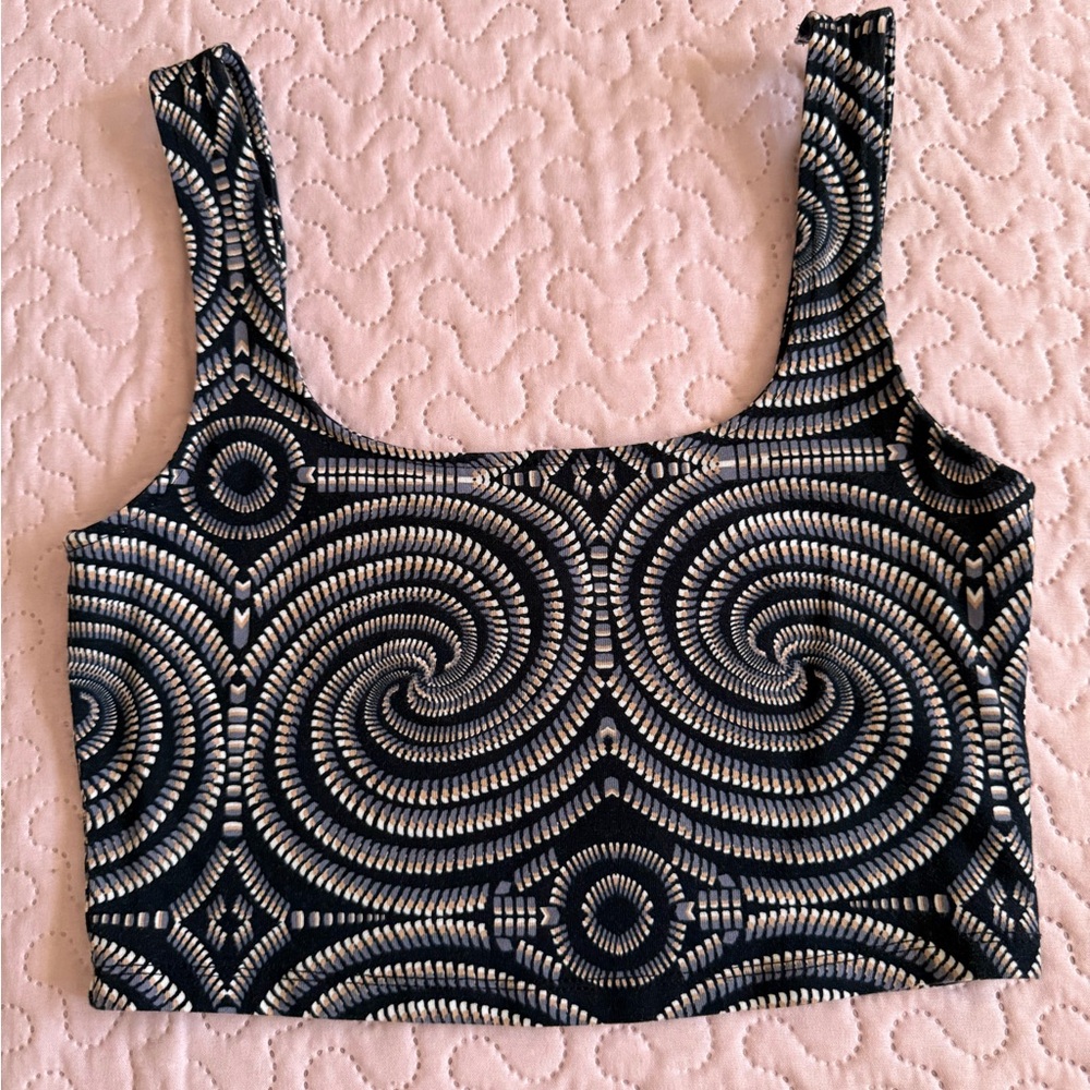 Forever 21 Patterned Crop Top